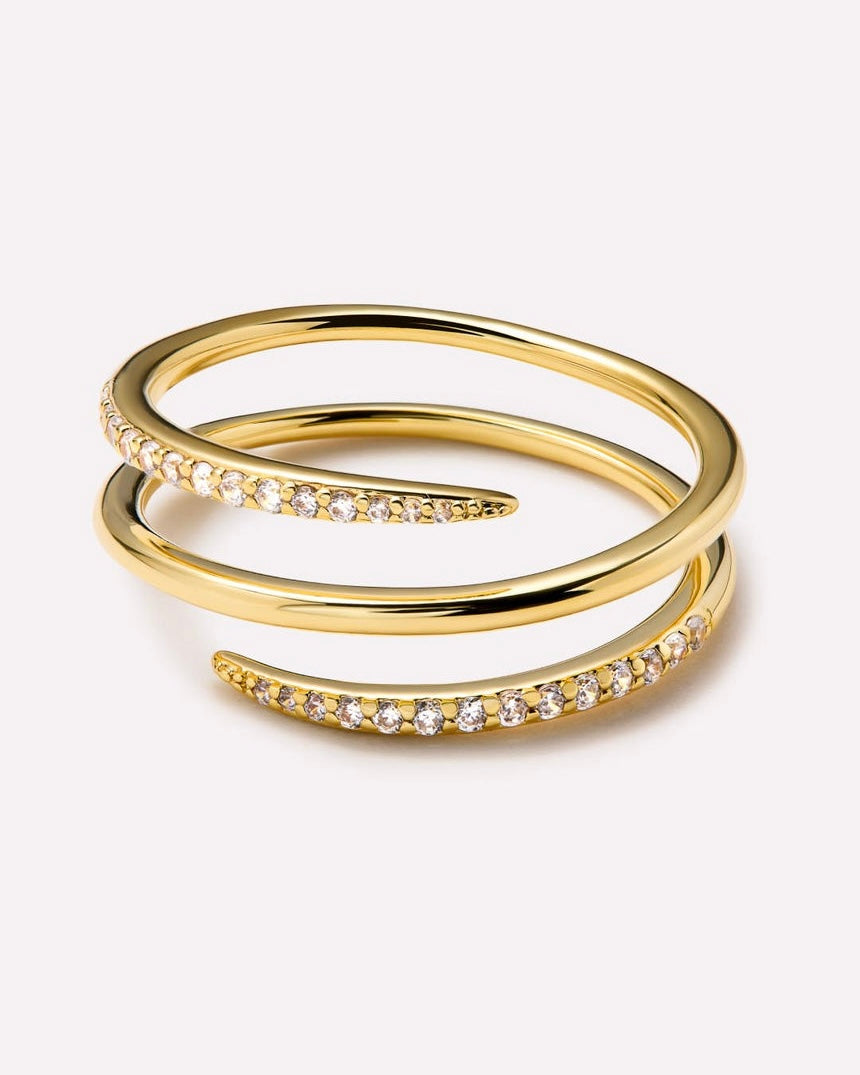 Twirl Pavé Ring