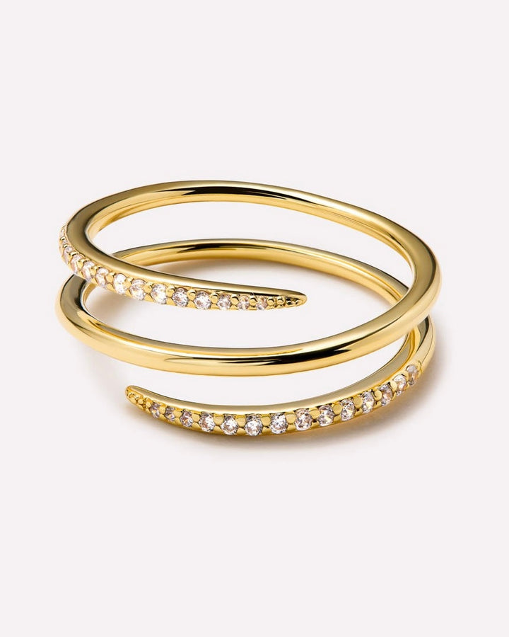 Twirl Pavé Ring