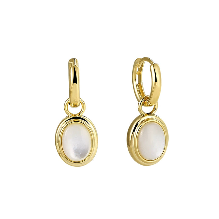 Golden Shell Drop Earrings