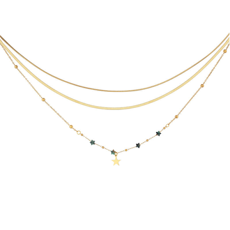 Layered Star Necklace