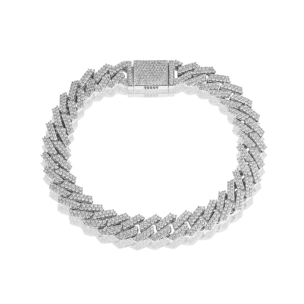 Keel Luxury Moissanite Cuban Bracelet