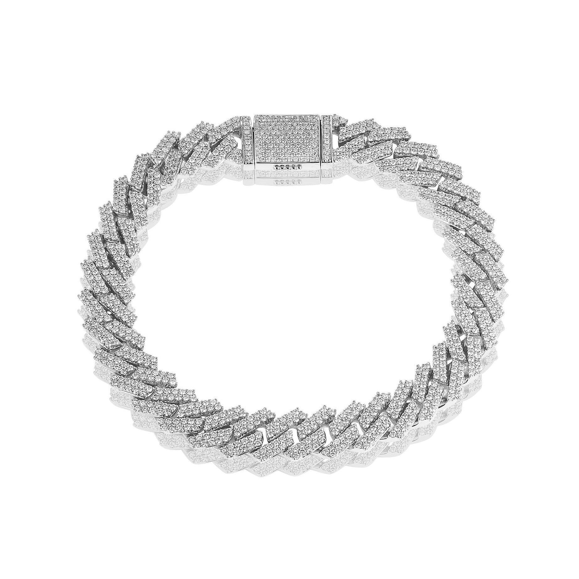 Keel Luxury Moissanite Cuban Bracelet