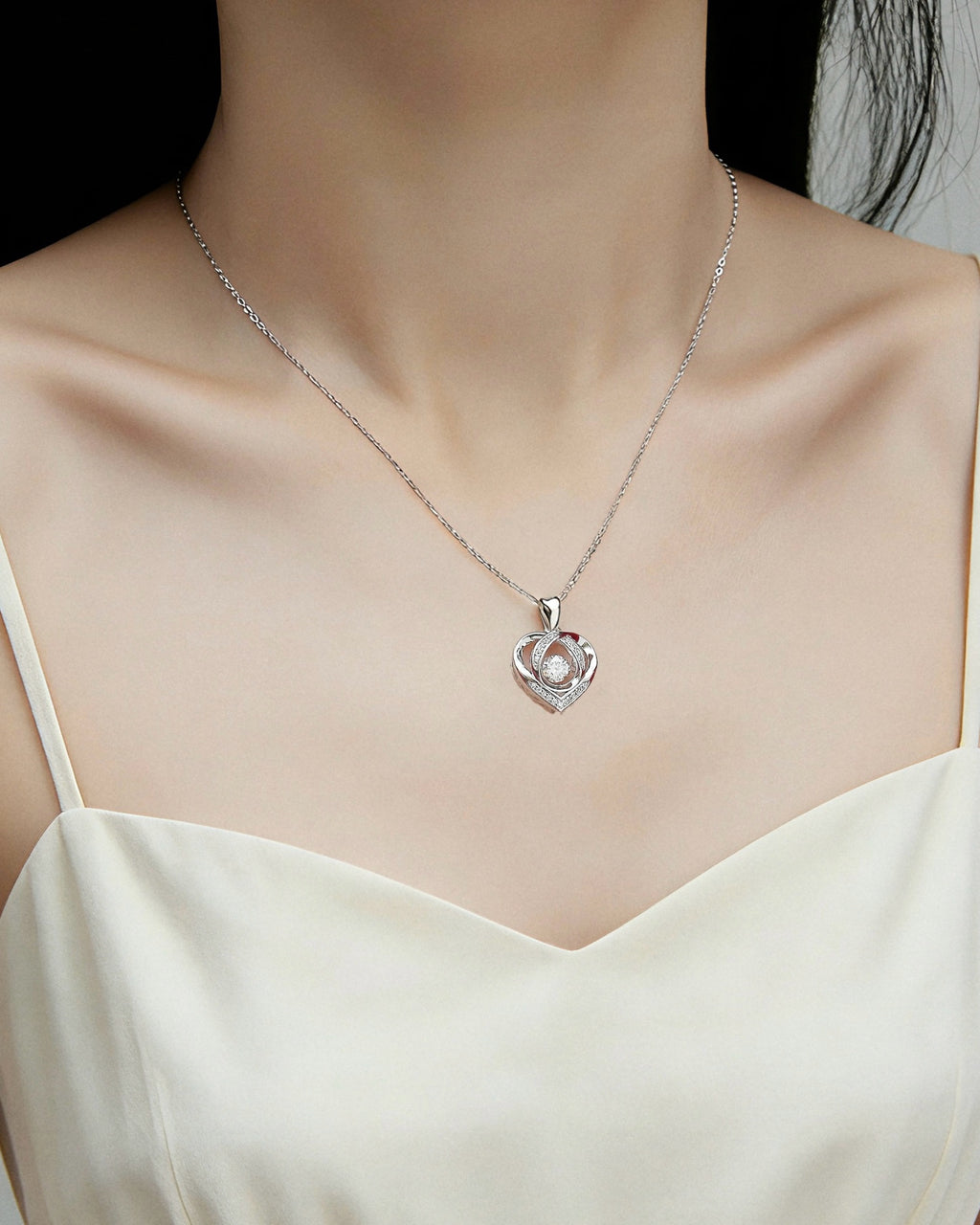 Eternal Heart™ Moissanite Pendant Necklace