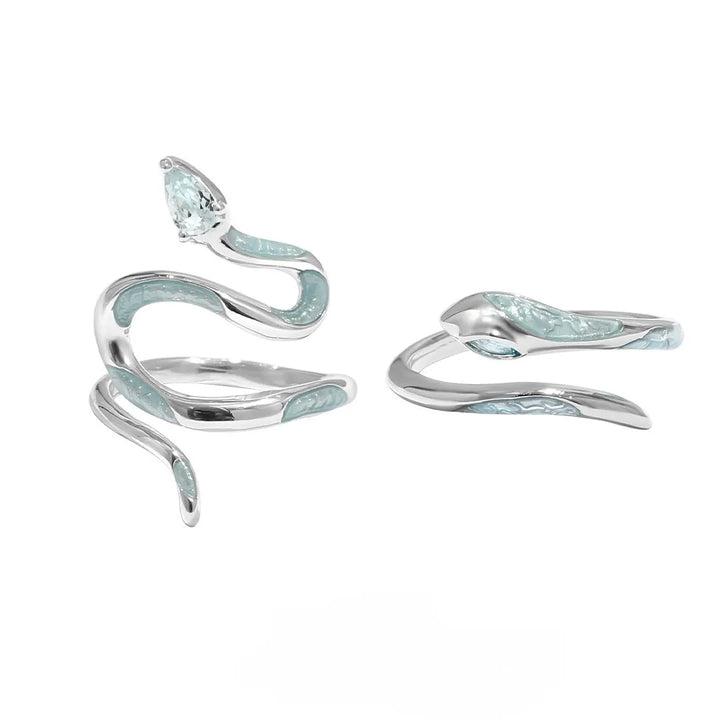Aqua Serpent Ring