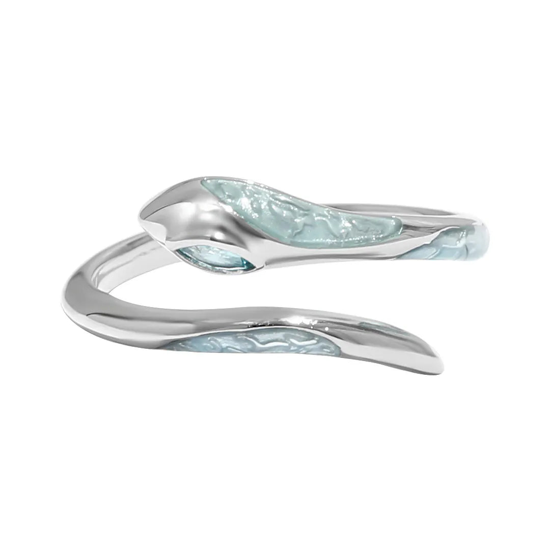 Aqua Serpent Ring