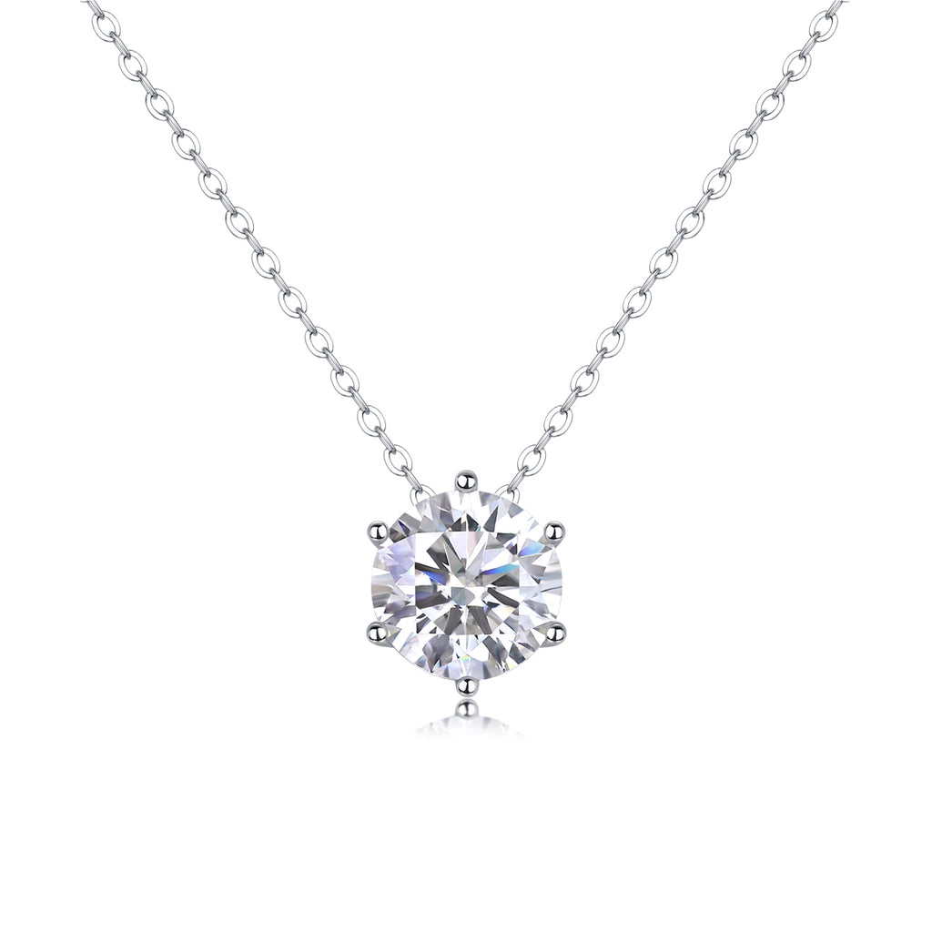 Solitaire Radiance™ Moissanite Pendant Necklace