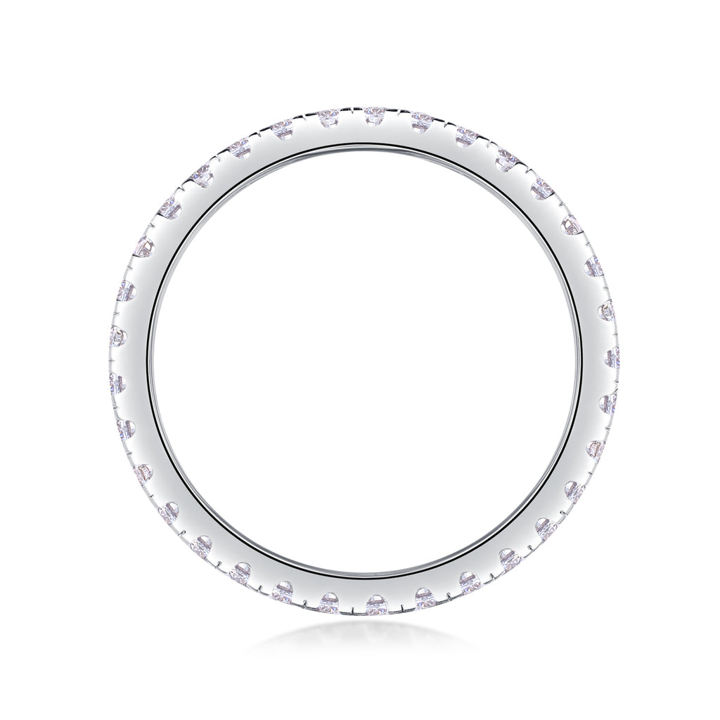 Full Row Moissanite Eternity Ring