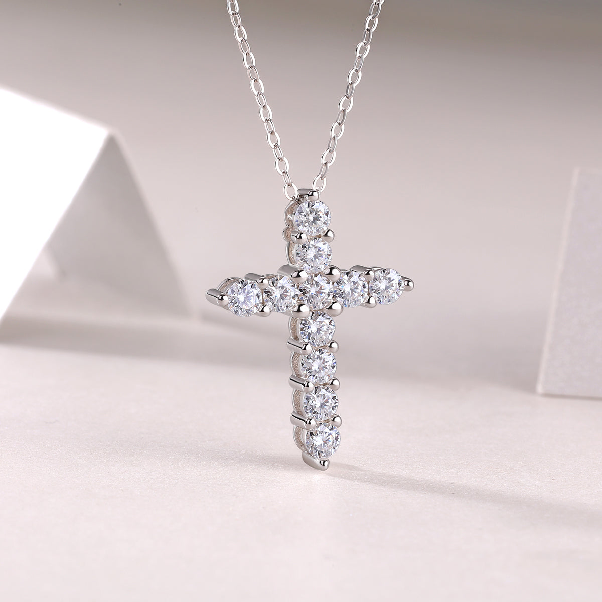 Faith Cross™ Moissanite Pendant Necklace