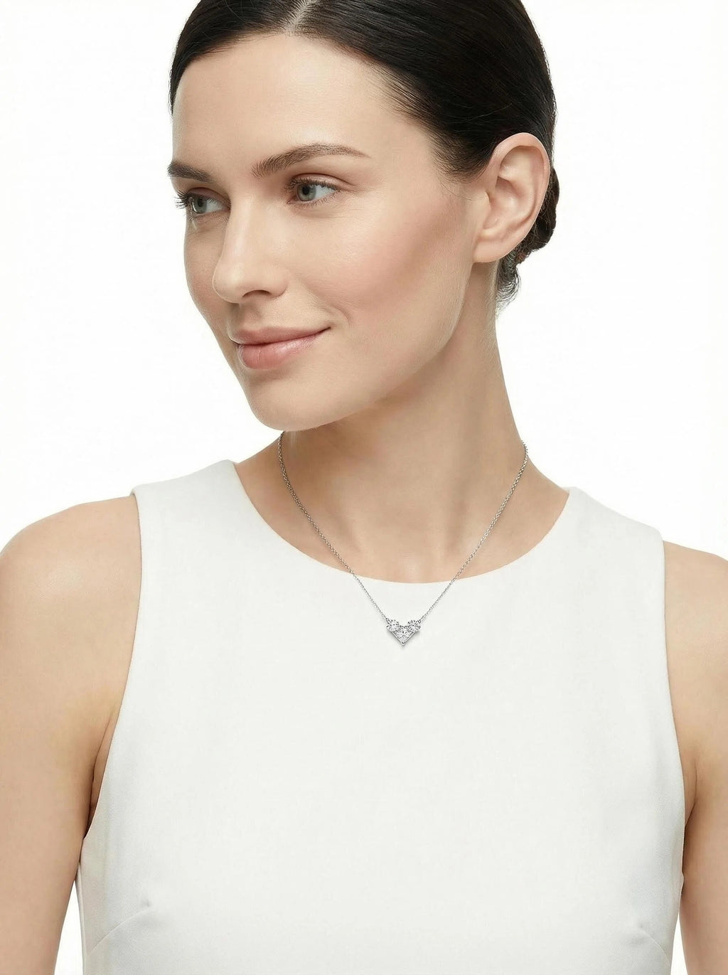 Heart Moissanite Pendant Necklace