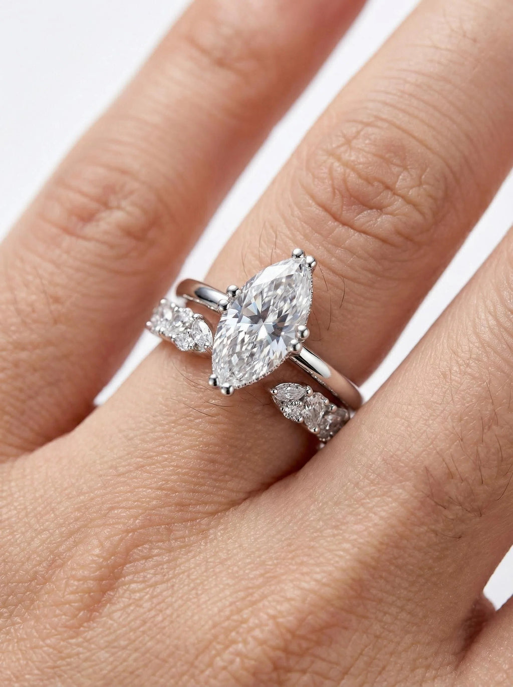 Star Eyes Moissanite Ring Set