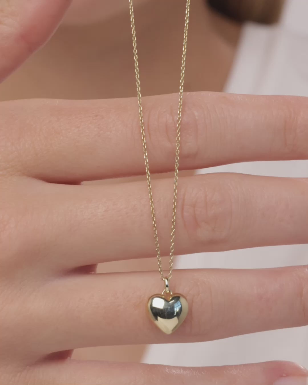 Small Heart Charm Necklace