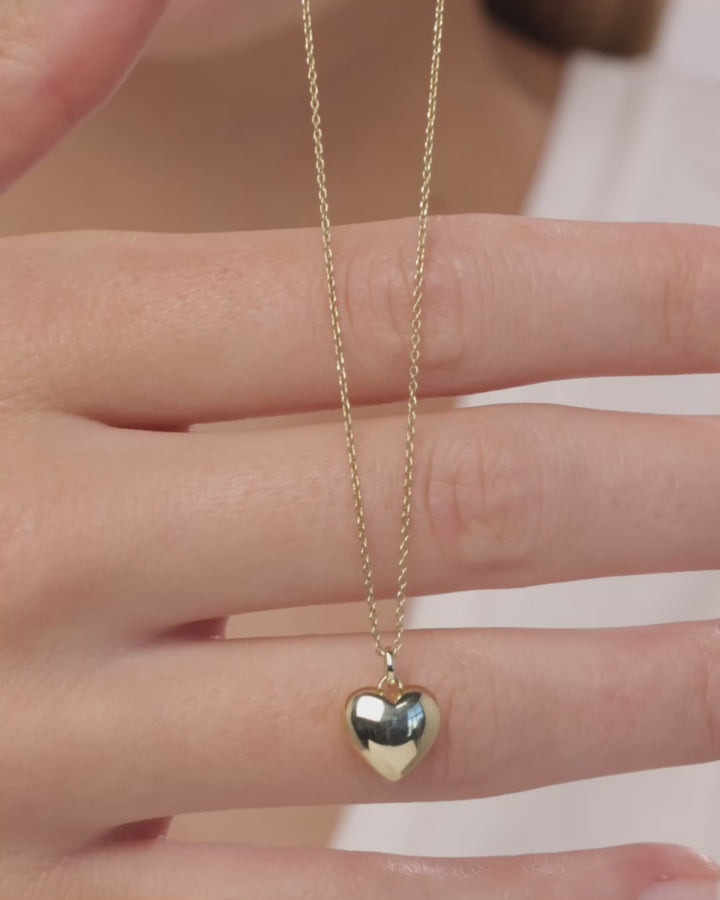 Small Heart Charm Necklace