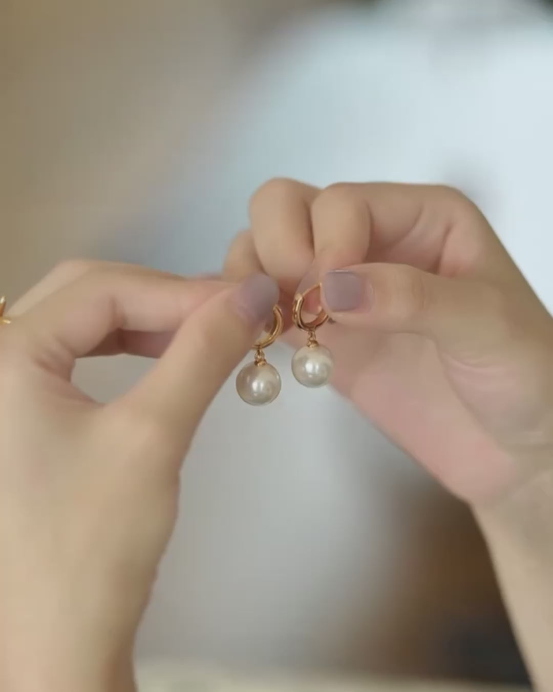 Pearl Drop Earrings