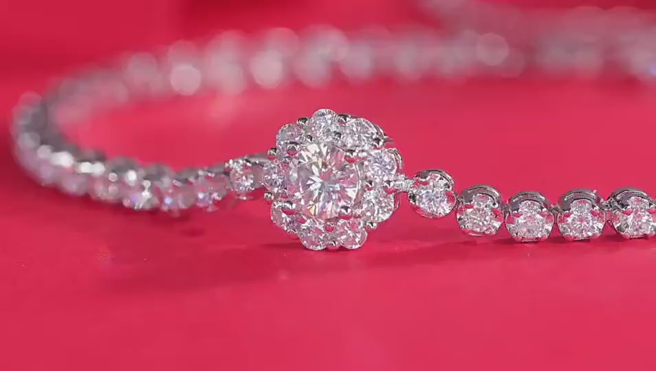 Moissanite Tennis Bracelet