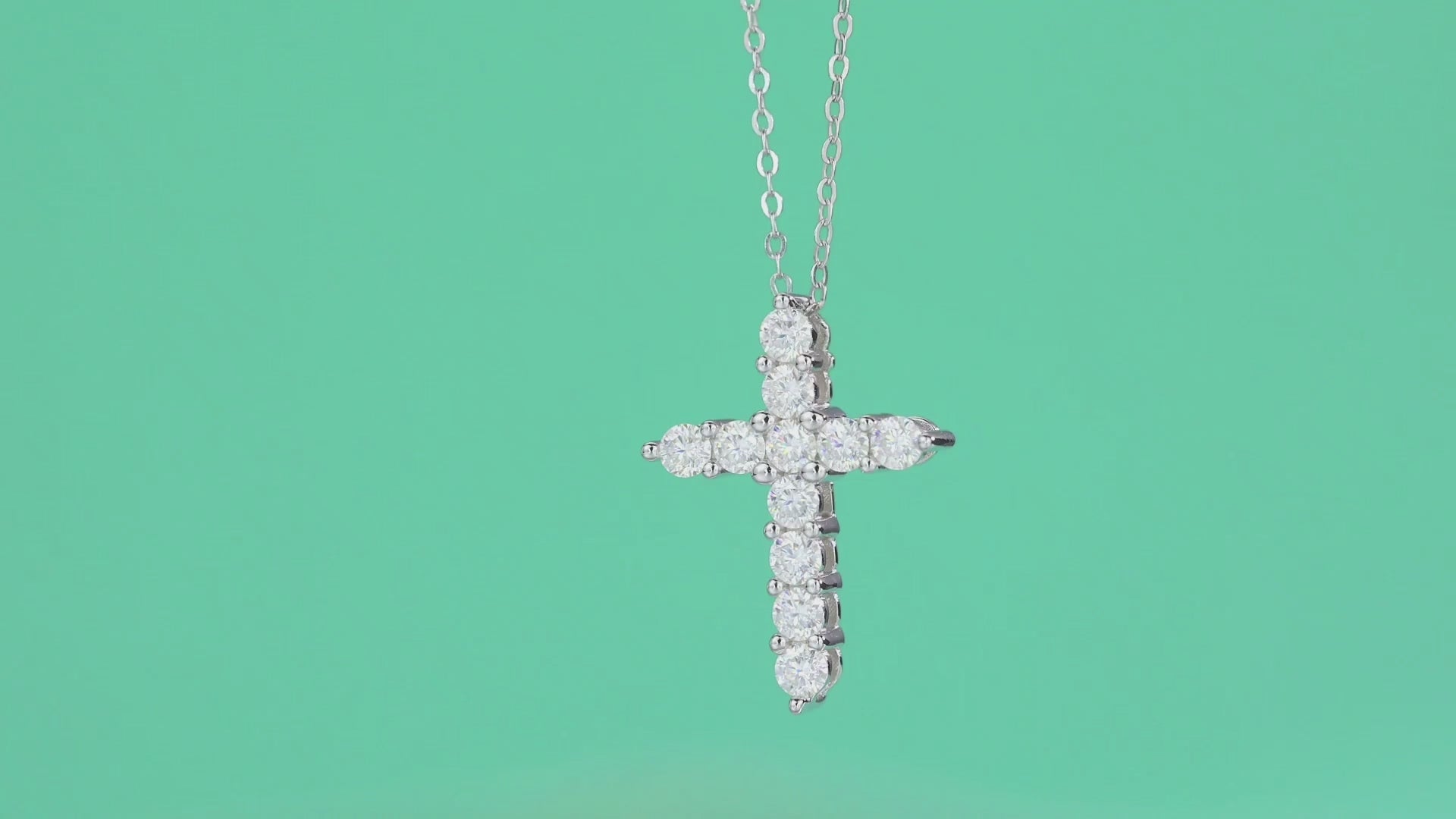 Faith Cross™ Moissanite Pendant Necklace
