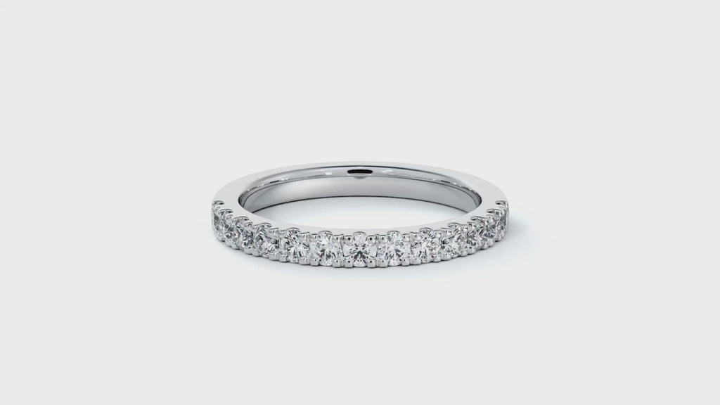 Classic Pavé Moissanite Ring