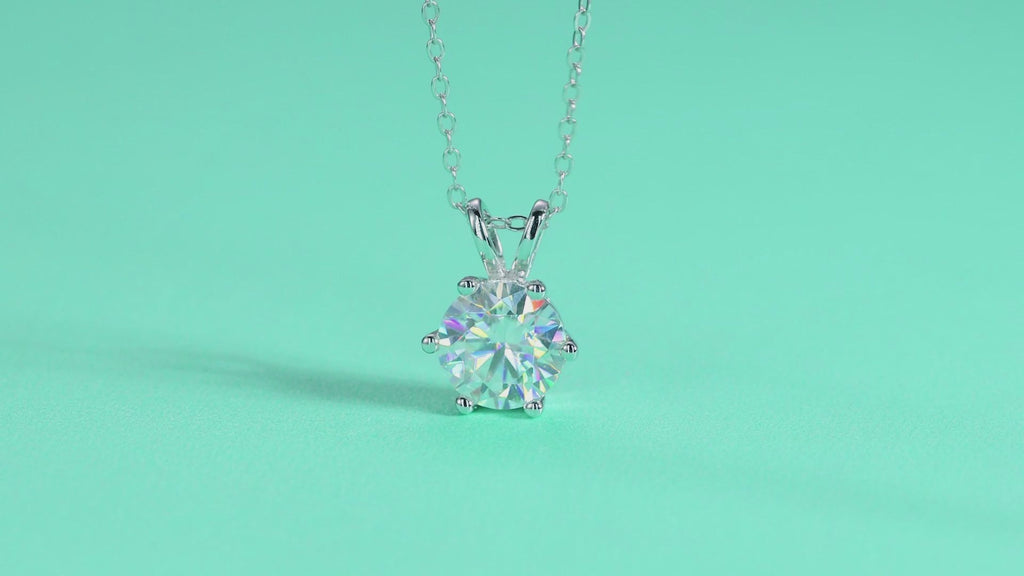 Classic Grace™ 2ct Moissanite Solitaire Necklace