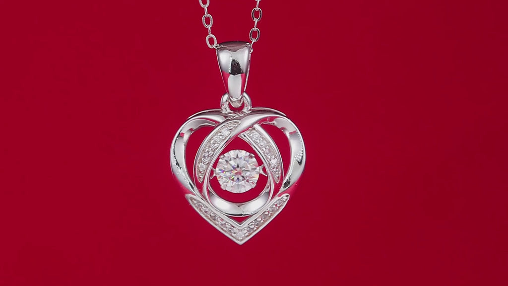 Eternal Heart™ Moissanite Pendant Necklace