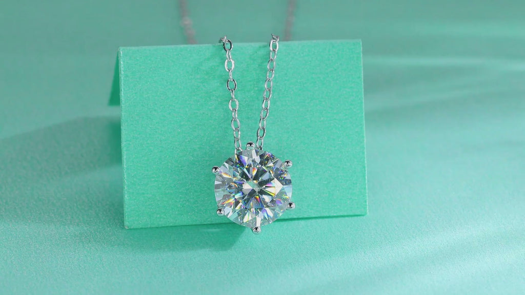Solitaire Radiance™ Moissanite Pendant Necklace