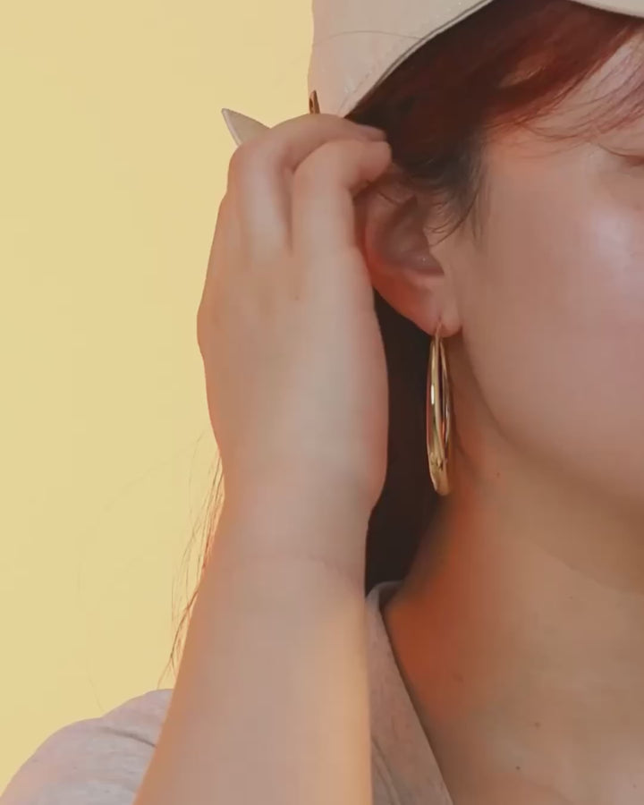 Classic Gold Hoop Earrings