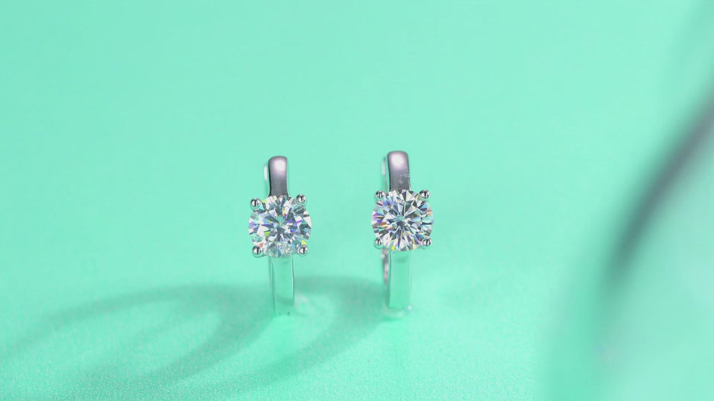 Moissanite Stud Earrings